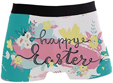 TaTaisu Happy Easter Mens Breathable Boxer Briefs Underwear S M L XL