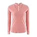Muangan Women Fashion Loose Casual V-Neck Long Sleeve Blouse Tops