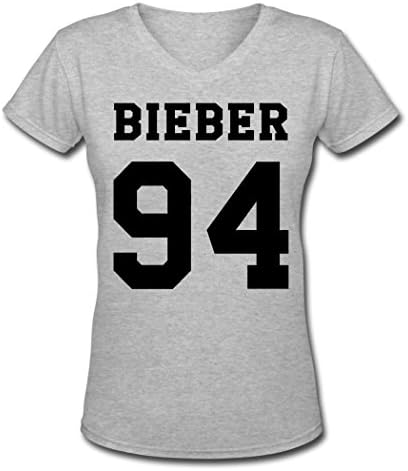 Justin Bieber The Purpose Tour 2016 Hot Women's V Neck T Shirt S