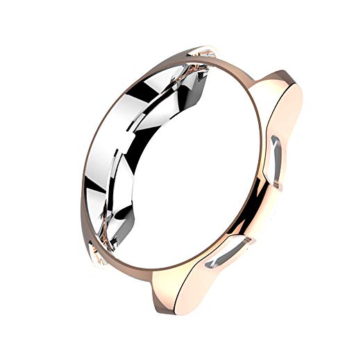 Choosebuy Soft Rubber Ultra-thin TPU Plating Protection Case Cover For Samsung Galaxy Watch 42mm (Rose Gold) - Thumbnail 3