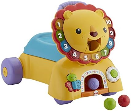fisher price walk and ride lion