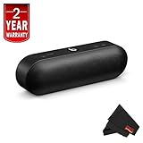 Beats Pill+ Portable Speaker + Fibercloth + Warranty (Black)