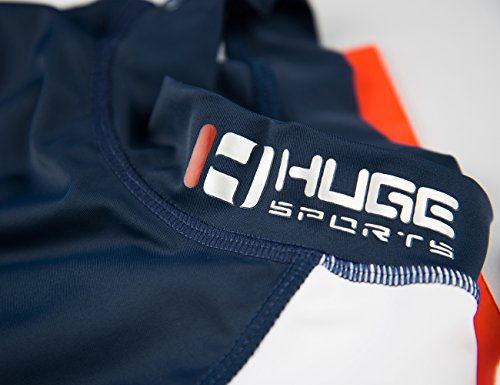 HUGE-SPORTS-Mens-Splice-Solid-UV-Sun-Protection-UPF-50-Skins-Rash-Guard HUGE-SPORTS-Mens-Splice-Solid-UV-Sun-Protection-UPF-50-Skins-Rash-Guard