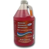 Quality Chemical Heavy Duty Liquid Alkaline Commercial Dishwasher Detergent - Industrial-Grade Formula Dissolves Food Stains, Grease, Grime and Residue - No Pre-Rinse Needed - Ready-to-Use 128oz