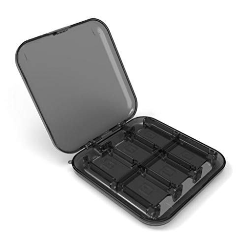 12 Slots PC Anti-dust Game Card Case Cartridge Storage Box Holder for Switch – Black