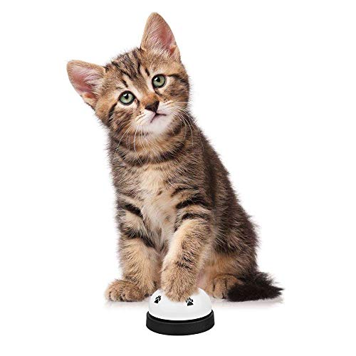 SlowTon Pet Bell, 2 Pack Metal Bell Dog Training with Non Skid Rubber