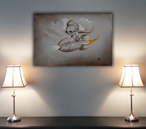 The Kid in Me "Launch into Your Dreams" Limited Edition 16x24 Giclee Canvas Art Gallery Wrap Wall Art Official Fine Art Print by Noah Fine Art