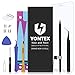 YONTEX Battery Replacement Compatible with iPhone 6S, 0 Cycle Battery with Repair Tools, Adhesive Strips and 1 Screen Protector [ 2-Year Warranty ]