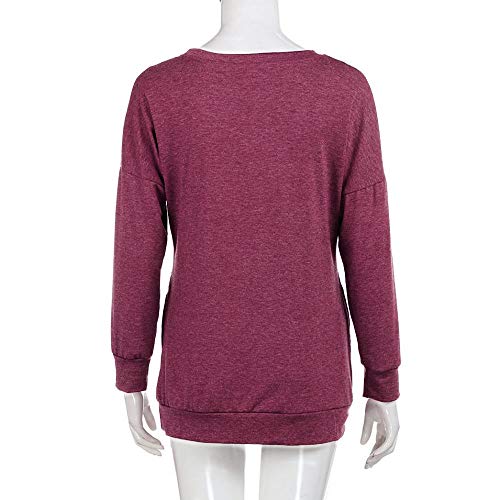 image for Toimoth Tops Clearance Sale! Toimoth Women Casual Long Sleeve Cotton T