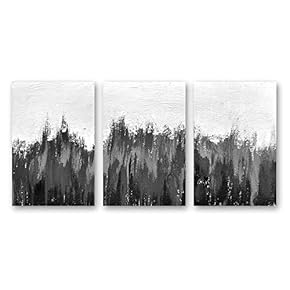 wall26 3 Panel Canvas Wall Art Abstract Painting...