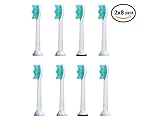 16 iHealthia SoniCare Brush Heads Replacement for Philips Sonicare Toothbrush Heads ProResults HX6013, Fit Sonicare DiamondClean Flexcare HealthyWhite Plaque Control Gum Health