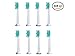 16 iHealthia SoniCare Brush Heads Replacement for Philips Sonicare Toothbrush Heads ProResults HX6013, Fit Sonicare DiamondClean Flexcare HealthyWhite Plaque Control Gum Health
