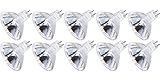 (Pack Of 10) 50MR16/FL - EXN -50 Watt - Flood- 12V - MR16 - GU5.3 Bi-Pin Base - Light Bulb With Lens - 50W MR16