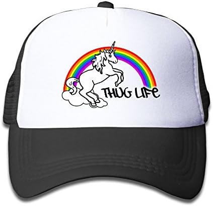 Kid's Pride Thug Life Caps Printed New Style Mesh Caps Adjustable Snapback Baseball Caps For Boy's and Girl's