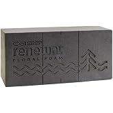 OASIS&reg; Renewal&trade; Floral Foam, 20 Brick Case&ndash; Plant‑Based Professional Florist Foam,No Dyes or Colorants, Excellent Flower Life, Non‑Toxic &amp; Certified OK Biobased