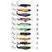 LUYAYUER Fishing Topwater Lures 4.133inch / 0.6oz Fishing Lure Rotating Tail Bait for Seabass,Pike,Aspius,Black Bass