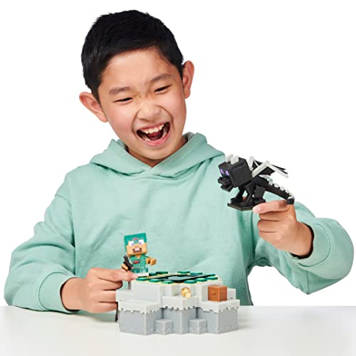 Treasure X Minecraft Caves & Cliffs Ender Dragon. Mine & Craft