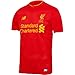 New Balance Mens Liverpool Home Soccer Jersey 2016/17 (Red) (Red, Gold, X-Large)