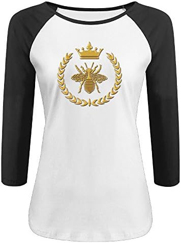 Women's Raglan Baseball T-Shirt Queen Bee Crown