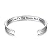 'I Love You to the Moon and Back' Cuff Bangle Bracelets, Jewelry Gifts for Women, Girls, Her, Wife, Mom