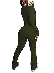 HBQ Women's 2 Piece Tracksuit Sets Long Sleeve Zip