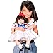 Adora Realistic Baby Doll Classic 200th Anniversary Snow White Toddler Doll - 20 inch, Soft CuddleMe Vinyl, Dark Brown Hair, Brown Eyes