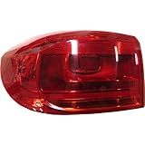 Gold Shrine For Volkswagen Tiguan Outer Tail Light 2011 2012 2013 2014 2015 2016 2017 Driver Left Side Taillamp Assembly Replacement