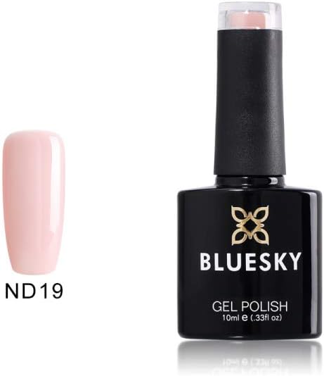 Bluesky Gel Nail Polish, Nude Sunday ND19, Light Pink, UV/LED Soak-Off Gel Polish, Long Lasting, Chip Resistant, 10ml - Image 5