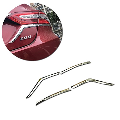Beautost Fit For Toyota New Camry 2018 Chrome Tail Light Lamp Cover Trims