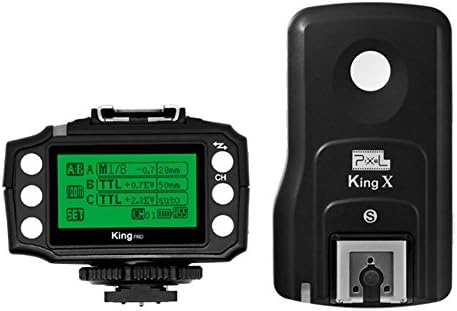 PIXEL King Pro Wireless Flash Trigger +receiver 2.4GHz TTL For Sony MI Hot Shoe Mirrorless Digital SLR Cameras A7、A7R、A7RII、A6300、A65、A77II、RX10III, A6000、RX1RII、A7II、A7SII、A7S