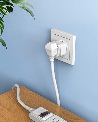 image for BESTEK Europe Travel Plug Adapter, Grounded Universal Type E/F Plug Ad