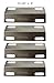 Hongso Stainless Steel Heat Plates Replacement for Select Ducane Gas Grill Models (15 3/8