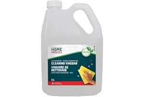 Homme-Essential's Premium All-Purpose White Vinegar Cleaner – Double Strength Multi-Surface Household Cleaning Vinegar, 3 L B