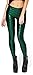 Green Mermaid Leggings for Women Halloween Leggings Stretch Ankle Length XL