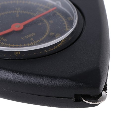 GMSP Keychain Portable Outdoor Multifunctio Odometer Rangefinder Compass Thermometer