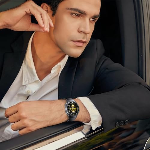 Hatolove Titanium Strap for Huawei Watch GT6 Pro 46 mm, with DLC Coating and Folding Clasp – Lightweight, Anti-scratch, Modular Design for Huawei GT6 Pro 46 mm