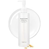 SAM'U Galacto Pore Water Full Cleansing Oil for Face, Korean Facial Cleanser & Makeup Remover with Galactomyces & Rice bran Oil, Non-Comedogenic, All Skin Types, 6.76 fl oz