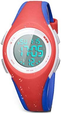Kid Watch Sport LED Alarm Stopwatch Digital Child Quartz Wristwatch for Boy Girl