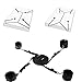 Sexplus BDSM Bed Bondage Restraint System Soft Wrist and Ankle Handcuffs with Restraint Straps Rope for Couples Sex