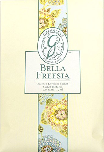 Greenleaf Large Scented Fresh Paper Drawer Sachet -Bella Freesia