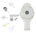 Welltop Mini Handheld USB Misting Fan with Personal Cooling Mist Humidifier Rechargeable Portable Mini Misting Cooling Fan for Home Office and Travel (White)