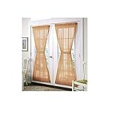 ArtOFabric French Door Burlap Curtain Panel