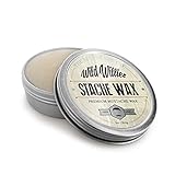 Wild Willie's Mustache Wax - The Only Hard Wax with 7 Natural Organic Ingredients for All Day Hold While Treating Your Mustache at the Same Time. Every Batch Made By Hand in the USA. 2 Ounce.