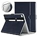 DTTO New iPad 9.7 Inch 5th/6th Generation 2018/2017 Case with Apple Pencil Holder, Premium Leather Folio Stand Cover Case for Apple iPad 9.7 inch, Also Fit iPad Pro 9.7/Air 2/Air - Blue