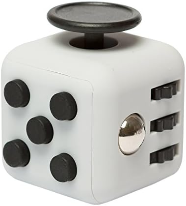 EDC Fidgeter Grey Fidget Cube Prime Quality Anti Stress Fidget Cube. Anti Anxiety Kids Fidget Spinner Cube. 6 Sided Fidget Cubes.
