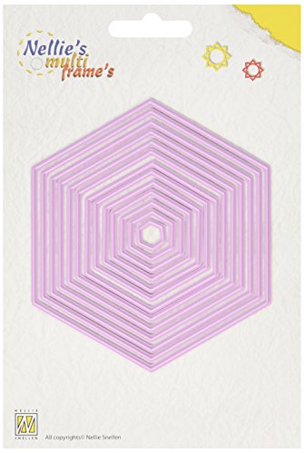 Ecstasy CraftsNellie's Choice Multi Frame Dies, Straight Octagon, 13-Pack