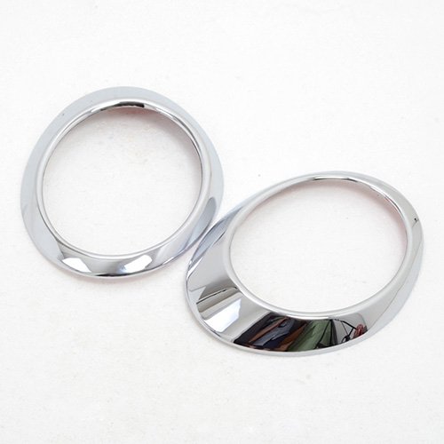 Kadore Car Front Fog Light Cover, Fog Lamp Trim Bezel For Subaru Forester 2009-2012 ABS Chrome 2PCS/SET