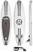 iROCKER Paddle Boards Inflatable 10’ 6” Thick SUP Package (White + Leash)