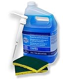 Dawn Professional Dish Detergent Liquid (128 FL oz.) 1 Gallon Bundle — Plus 1 Gallon Size Pump Dispenser and 2 Scrub sponges
