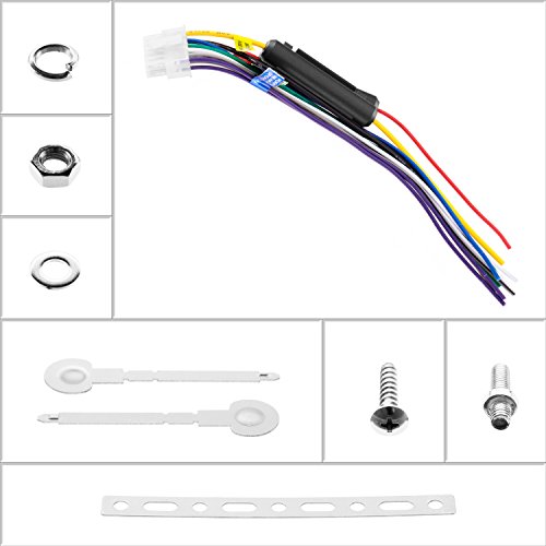 BOSS Audio 508UAB Single Din, Bluetooth, CD/MP3/WMS/USB/SD AM/FM Car Stereo,   Wireless Remote